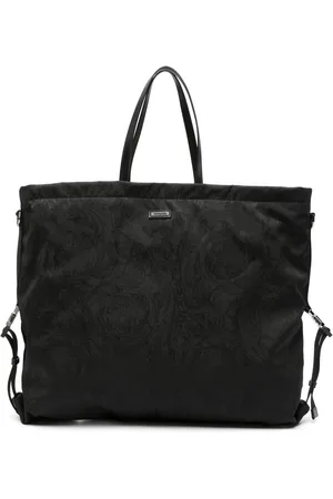 VERSACE Neo Nylon jacquard tote bag