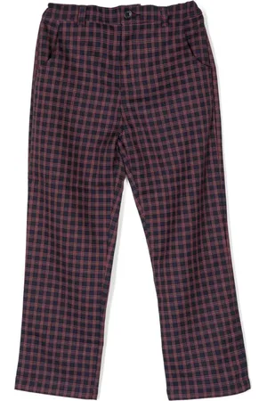 Rachel Riley Check-pattern straight-leg trousers