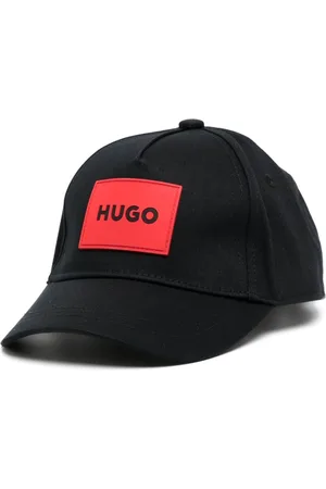 HUGO BOSS Logo-patch cotton baseball cap