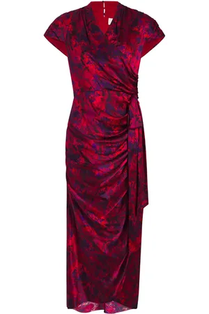Cinq A Sept Gail floral-print silk dress