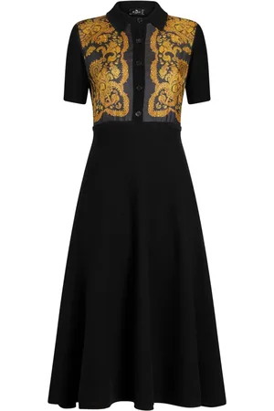 Etro Paisley-print knitted dress