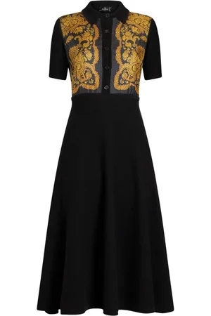 Etro Paisley-print knitted dress