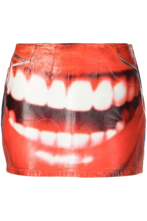 Diesel De-Pra-Fsd photograph-print miniskirt