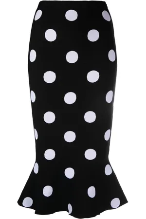 Marni Polka-dot pattern midi skirt