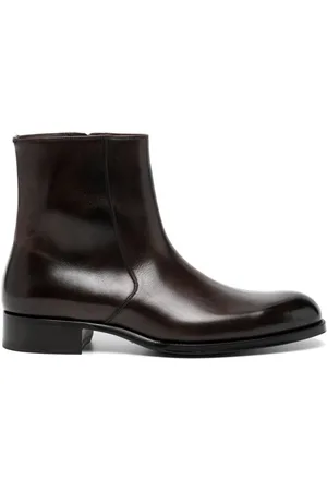 Tom Ford Edgar leather ankle boots