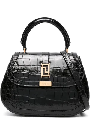 VERSACE Greca Goddess leather tote bag