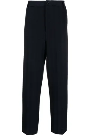 Missoni Chevron-knit straight-leg trousers