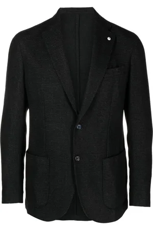 LUIGI BIANCHI MANTOVA Notched-collar single-breasted blazer