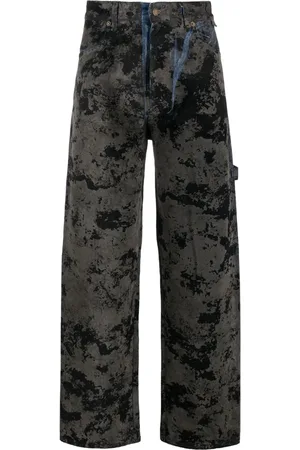 DARKPARK John camouflage-pattern straight-leg jeans