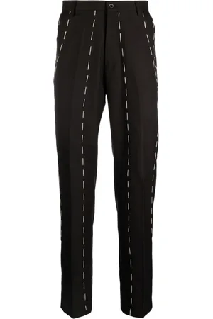 KIDSUPER STUDIOS Contrast-stitching straight-leg trousers