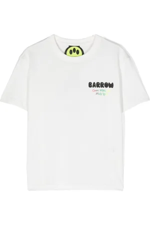 Barrow Teddy-Bear Motif Logo-Print T-Shirt