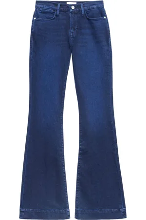 Frame Le High flared-leg jeans