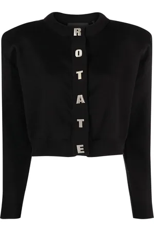 ROTATE Logo-plaque cardigan