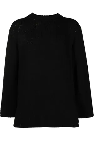 Comme des Garçons Crew-neck cable-knit detail jumper