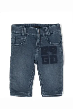 Givenchy Embossed-logo straight-leg jeans