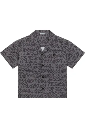 Dolce & Gabbana Logo-print camp collar shirt