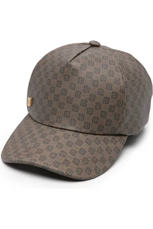Balmain Monogram-print baseball cap