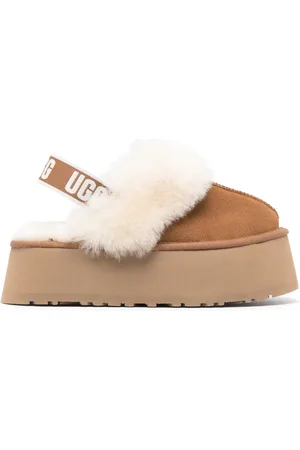 UGG Funkette 60mm suede slingback slippers