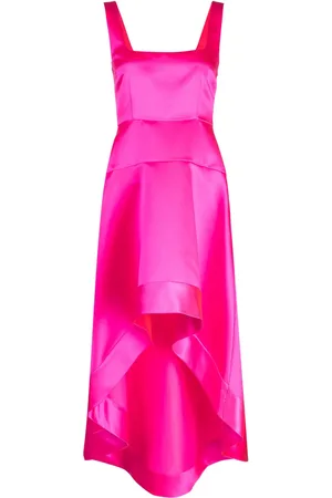 Cynthia Rowley Satin high-low dress