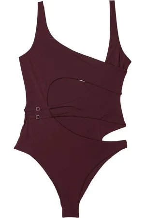 OFF-WHITE Meteor cut-out asymmetric swimsuit