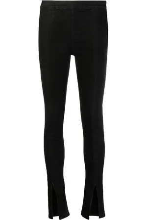 Rick Owens Ankle-slit leggings