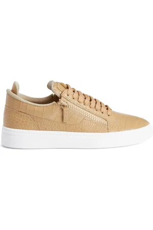 Giuseppe Zanotti Crocodile-effect leather sneakers