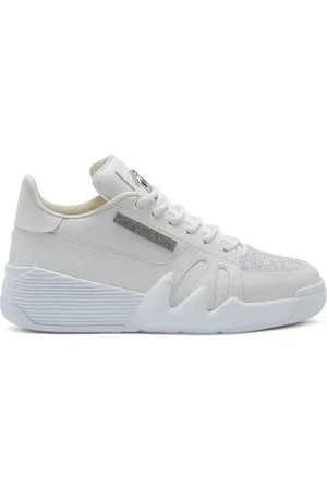 Giuseppe Zanotti Talon rhinestone-embellished leather sneakers