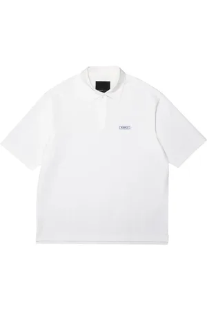 Purple Brand Logo-patch piqué polo shirt