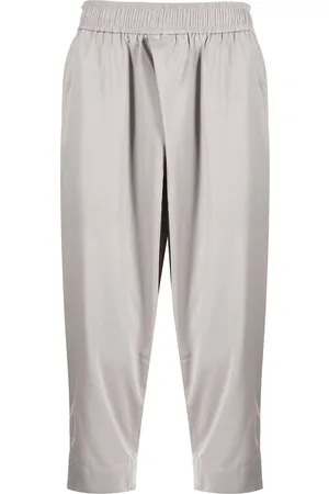 JULIUS Drop-crotch elasticated trousers