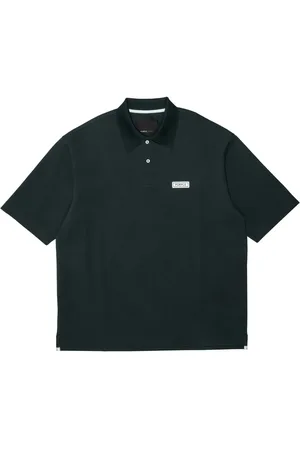 Purple Brand Logo-patch pique polo shirt
