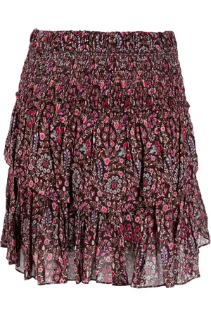 Isabel Marant Hilari floral-print mini skirt