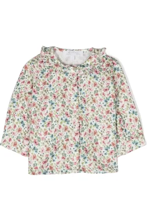 Mariella Ferrari Floral-print cotton blouse