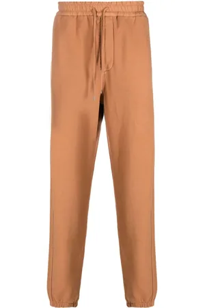 Saint Laurent Drawstring-waistband cotton track pants