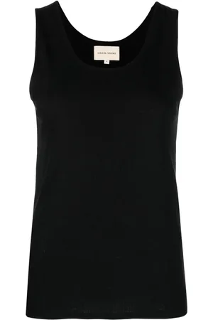 Loulou Studio Scoop-neck ribbed-knit tank top