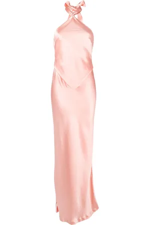 Retrofete Ester halterneck maxi dress
