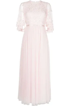 Coast maddie embroidered on sale maxi dress blush