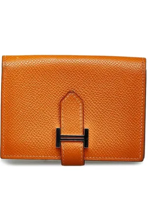Hermes Colvert/Khaki Epsom Leather Calvi Pouch GM Hermes | The Luxury Closet