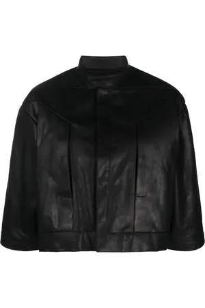 Rick Owens Cropped leather jacket