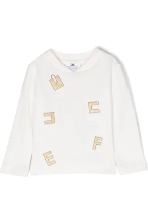 Elisabetta Franchi Logo-patch long-sleeve sweatshirt