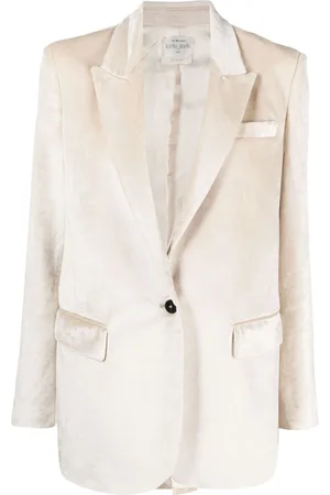FORTE FORTE Single-breasted velvet blazer