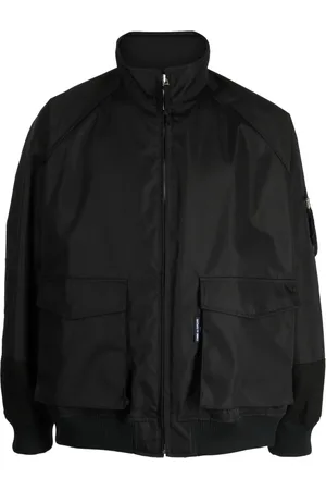 Comme des Garçons Funnel-neck zip-up jacket