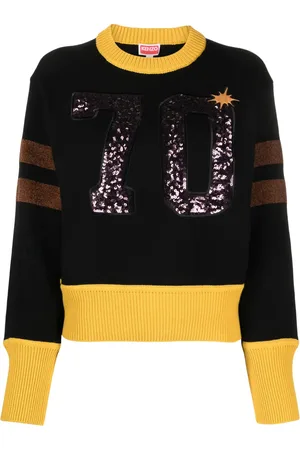 Kenzo Logo-embroidered crew-neck jumper