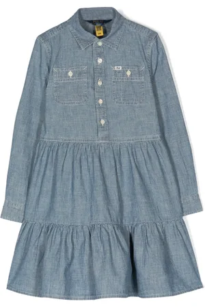 Ralph Lauren Tiered denim shirtdress