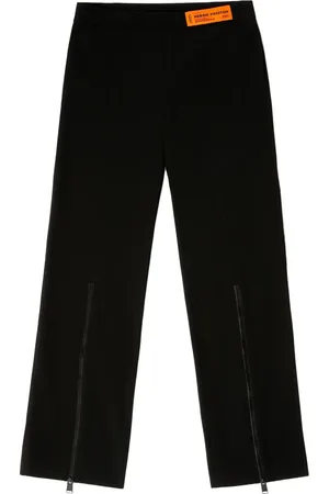 Heron Preston Logo-patch zip-up trousers
