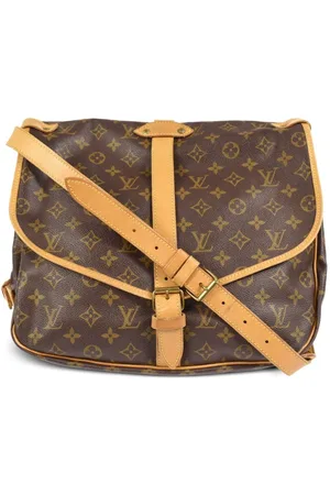 Louis Vuitton Vintage 1992 Monogram Saumur 35 Double Satchel Bag