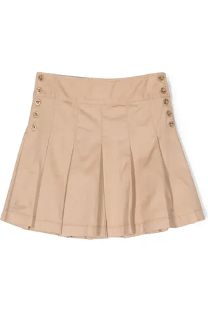 Ralph Lauren A-line pleated cotton skirt