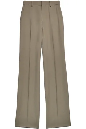 Ami Wide-leg virgin-wool trousers