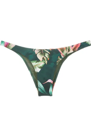 Lygia & Nanny Nikita leaf-print bikini bottoms