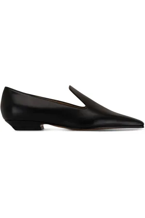 Khaite Slip-on leather loafers