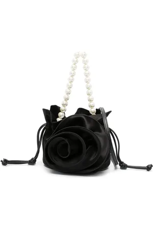 MAGDA BUTRYM Magda pearl-handle flower bag